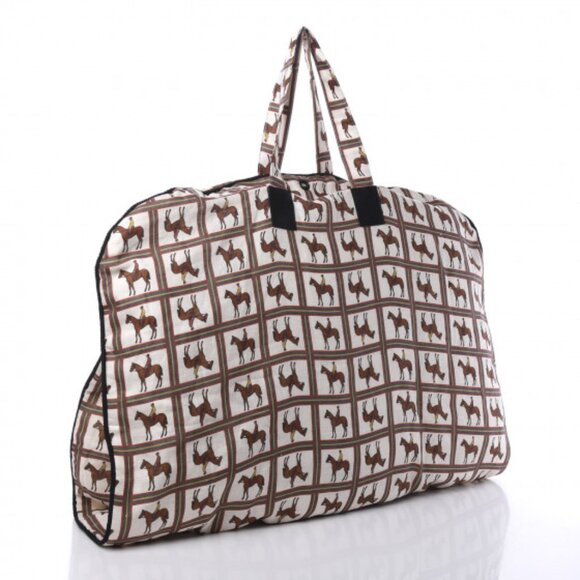 Gucci Equestrian Print Canvas Garment Weekend Travel Bag - Picture 14 of 14